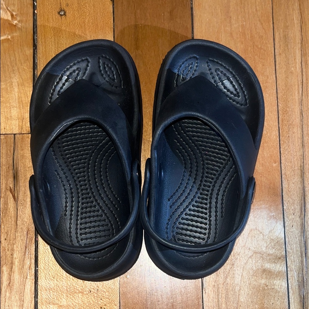 Black Slide Sandals